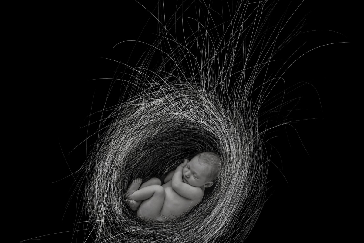newborn composite photography